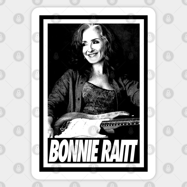 Bonnie Raitt - Portrait Retro Sticker by DoctorBlue